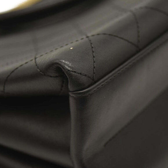 CHANEL Lambskin Stitched Coco Luxe Medium Flap Black - Picture 9 of 16